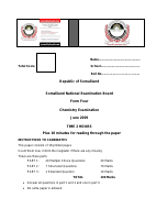 CHEMISTRY-FORM-FOUR-SOMALILAND-2009..pdf